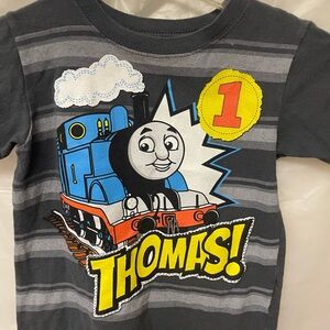 Thomas & Friends Charcoal and Blue Tee